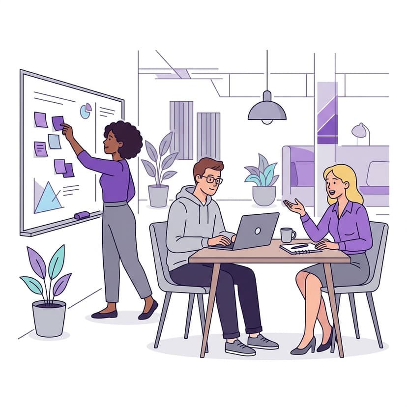 Workspace Collaboration Illustration